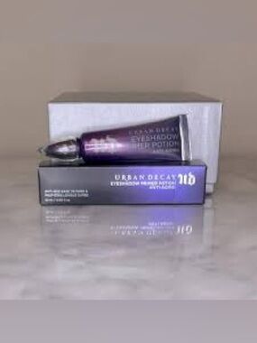 Urban Decay Eyeshadow Primer Tube in Purple Metallic Packaging